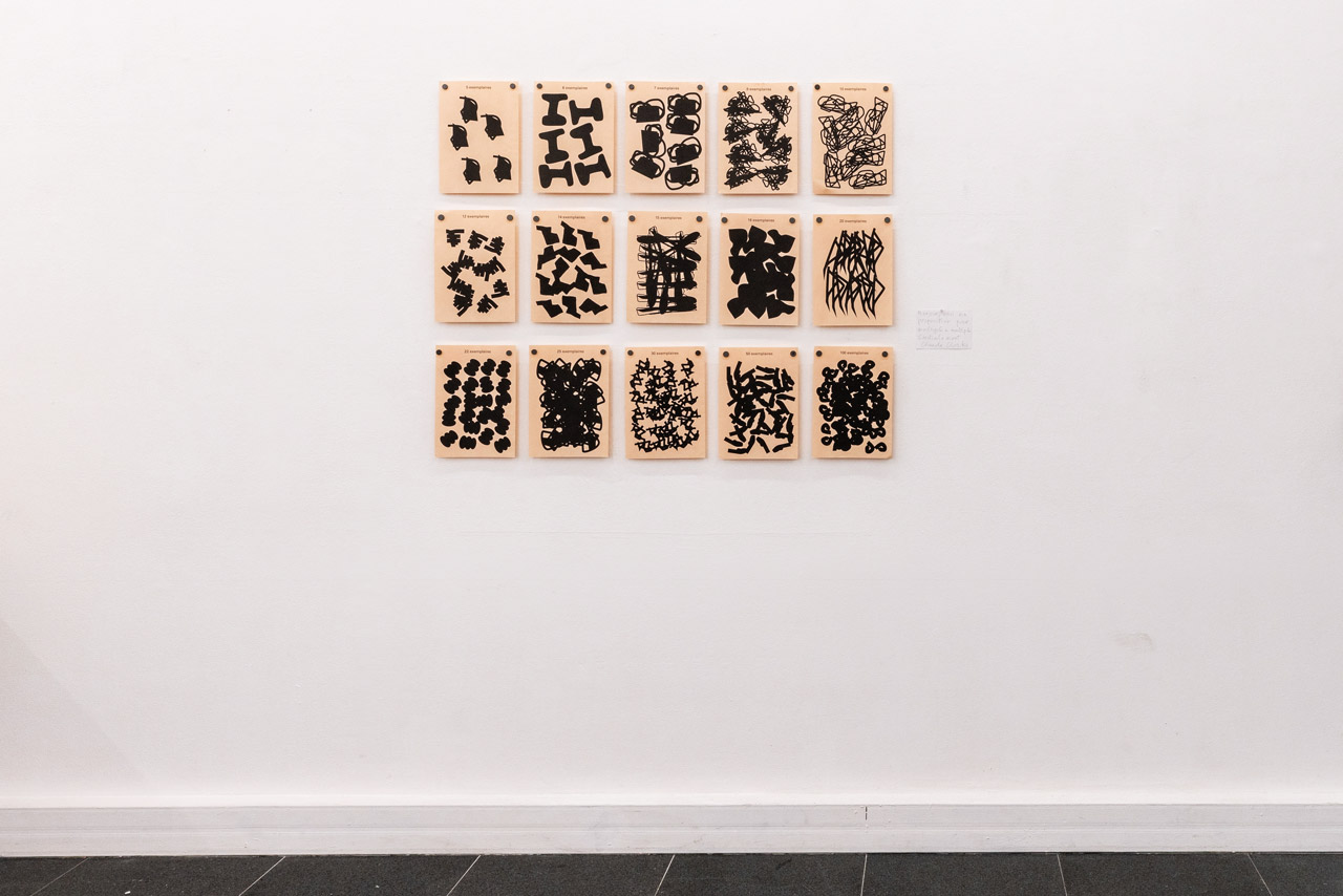 Claude Closky, ‘5, 6, 7, 8, 10, 12, 14, 15, 16, 20, 22, 25, 30, 50, 100 copies,’ 2022, laser print on 80g orange paper, 15 sheets, 29,7 x 21 cm each. Exhibition view ‘multiple x multiple,’ Galerie Michel Journiac, Paris. 13 September - 22 October 2022 Claude Closky, ‘5, 6, 7, 8, 10, 12, 14, 15, 16, 20, 22, 25, 30, 50, 100 copies,’ 2022, laser print on 80g orange paper, 15 sheets, 29,7 x 21 cm each. Exhibition view ‘multiple x multiple,’ Galerie Michel Journiac, Paris. 13 September - 22 October 2022
